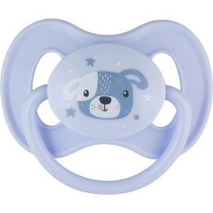 Canpol Каучукова залъгалка Canpol - Animals, 0-6 месеца, Куче (22/593_blu) - baby