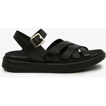 Geox Черни дамски кожени сандали Geox Geox | Cheren | ЖЕНИ | 36