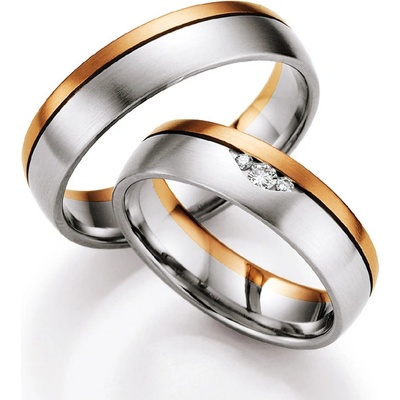 Snubní prsteny s diamanty SP714