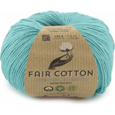 FAIR COTTON Katia Farby FAIR COTTON: 58 tyrkysová