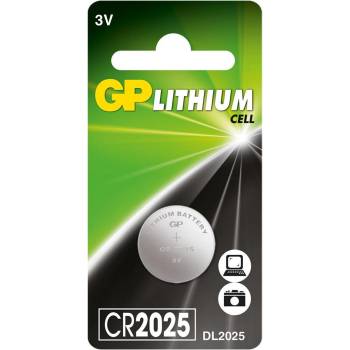 GP Batteries Литиева бутонна батерия gp cr2025 3 v 1 бр. gp (gp-bl-cr2025-7u1)