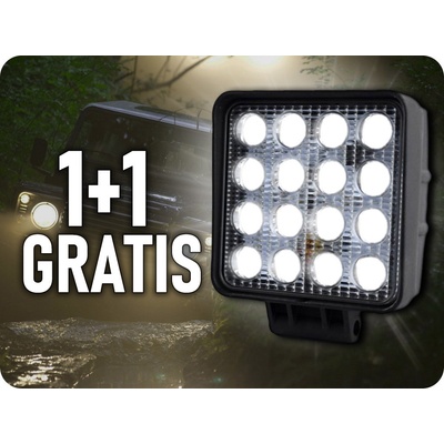 TruckLED Led Epistar Pracovní Světlo 48W, 3071Lm, 12/24V, Ip67, 1+1 ZDARMA! [L0081] – Sleviste.cz