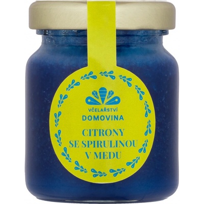 Včelařství Domovina Med s citrónmi a spirulinou 75 g