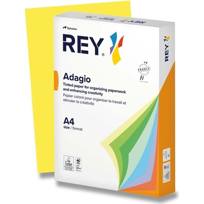 Rey Adagio barevný papír A4 80 g 500 listů intenzivní žlutý
