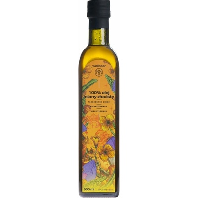 Wellbear Zlatý ľanový olej 0,5 l