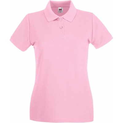Fruit of the Loom Lady-Fit Premium Polo růžová