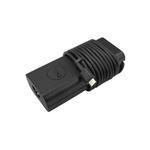 Dell USB-C адаптер за лаптоп 65W с захранващ кабел - европейски стандарт - 450-BFFL (450-BFFL)