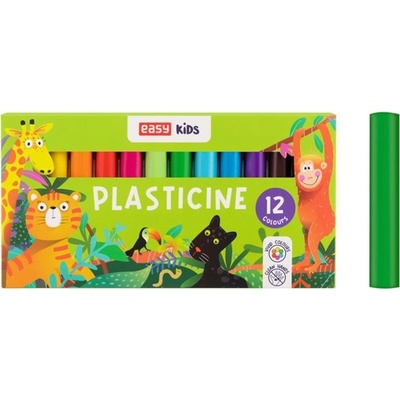 EASY Kids COLOUR Školská plastelína 12 farieb