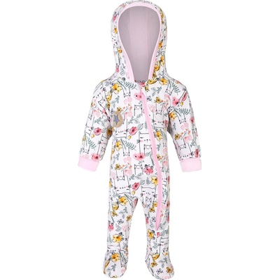Little Angel Overal podšitý BIO DR Outlast® natur kočky růžová baby