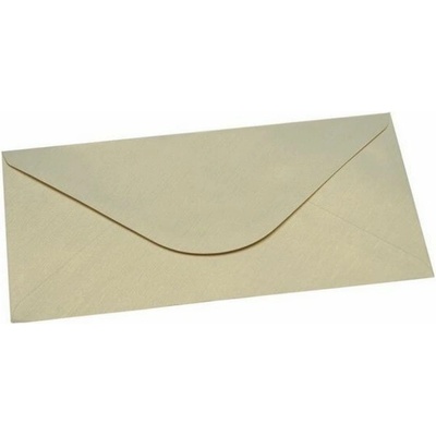 Obálka DL 220mm x 112mm metalická krémová