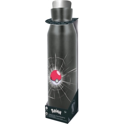 Stor Pokémon nerezová termo fľaša čierna 580 ml