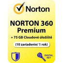 Norton 360 Premium + 75 GB Cloudové úložiště 10 lic. 12 mes.