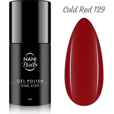 NANI gel lak One Step Cold Red 5 ml – Zbozi.Blesk.cz