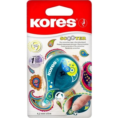 KORES SCOOTER farebný Paisley 8 m x 4,2 mm
