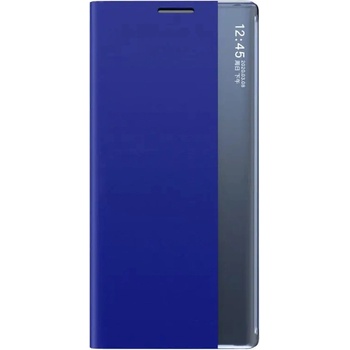 HQWear Нов калъф Sleep Case с флип и стойка за Samsung Galaxy S25 Edge - син (5907769377136)
