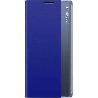 HQWear Нов калъф Sleep Case с флип и стойка за Samsung Galaxy S25 Edge - син (5907769377136)