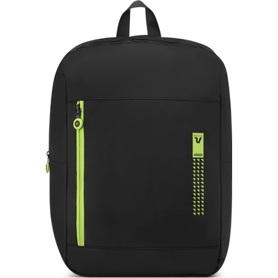 Roncato batoh Easyjet COMPACT čierna/spot limetková 45x36x20 cm