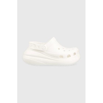 Crocs Classic Crush Clog dámske na platforme 207521 biela