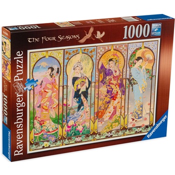 Ravensburger Пъзел Ravensburger от 1000 части - Четирите сезона (12000127)