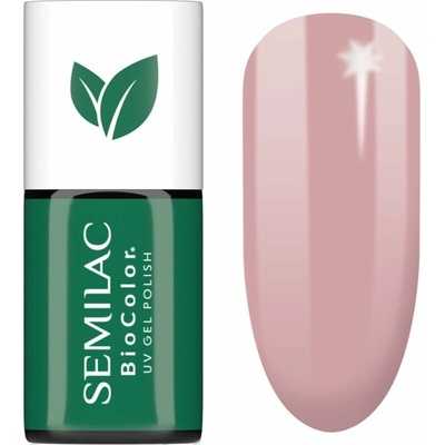 Semilac UV Hybrid BioColor gélový lak na nechty s použitím UV/LED lampy odtieň 714 Rosy Seashell 7 ml