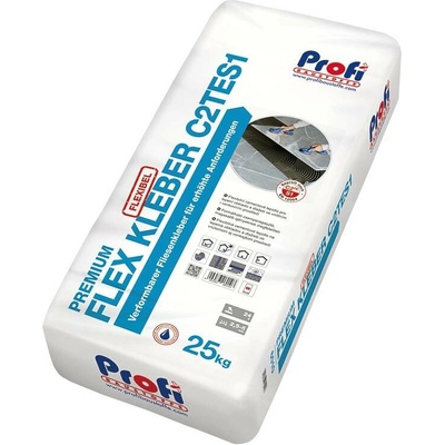 Profibaustoffe Lepidlo na obklady a dlažby Profi Premium Flex Kleber C2TES1 25 kg