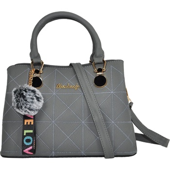 Image 1 of CHARON Дамска Чанта Charon Abigail, Сива, Различни цветове (DA-178-GREY)