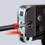 KNIPEX Клещи автоматични за кримпване на кабелни накрайници 0.08-10мм2 квадрат, ръкохватка 190мм, с пружина, Knipex (K975308)