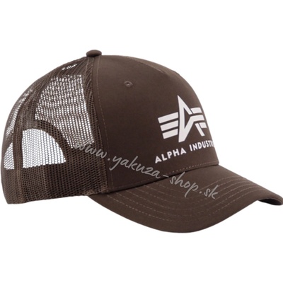 Alpha Industries Basic Trucker Cap hunter brown hnedá piesková