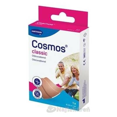 Cosmos Classic odolná náplast na rány 6 cm × 1 m 1 ks