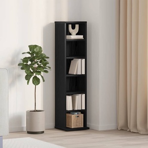 vidaXL Етажерка за компактдискове, 21x20x88 см, инженерно дърво (862421)