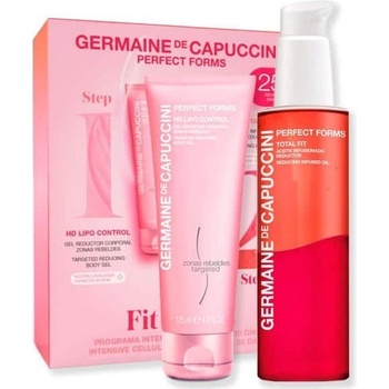 Germaine de Capuccini Perfect Forms Fit Action tělový gel proti celulitidě 125 ml + redukční infuzní olej 200 ml dárková sada