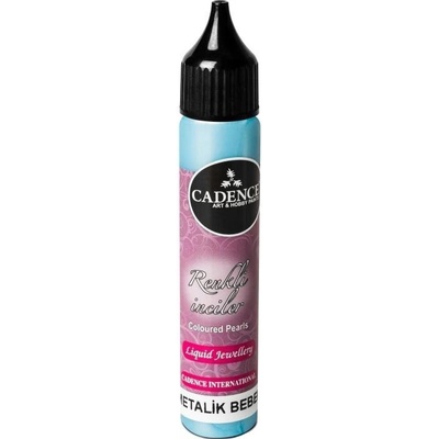 Cadence Tekuté perly metalické Dětská modrá 25 ml – Zboží Dáma