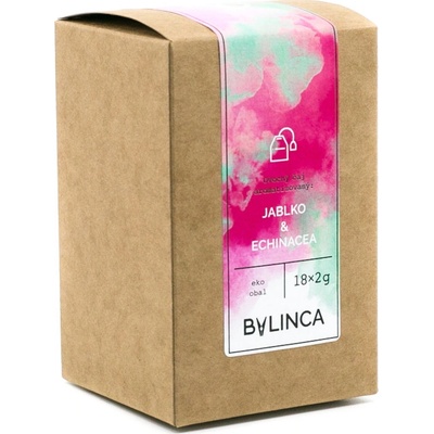 Bylinca Porcovaný čaj Jablko a Echinacea 18 x 2 g