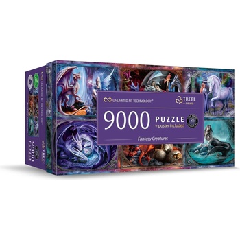Trefl - Puzzle Stokes: Fantasy Creatures - 9 000 piese