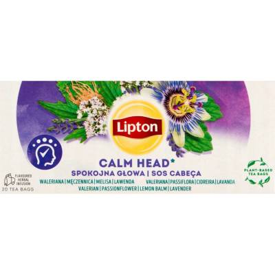 Lipton Pokojná Hlava medovka valeriána levanduľa 20 x 1,3 g