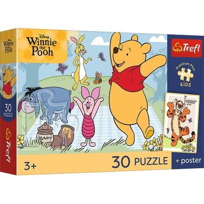 TREFL Premium Plus Kids Medvedík Pú Sladké chvíle 30 dielov
