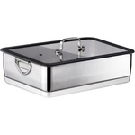 Inoxriv INOXRIV-MAXIMA-Дълбока тава за готвене с капак и дръжки 36х25х8 cm (53106210) (0112863)