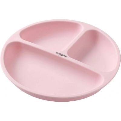 Babyono Силиконова чиния с вендуза Babyono - Розова (5901435415832)