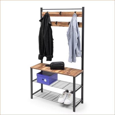 ASG Forge - стойка за антре дъб/черно (8683342806367)