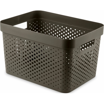 Curver Infinity 17 l úložný box 36 x 27 x 22 cm recyklovaný plast hnědý 04740-C74