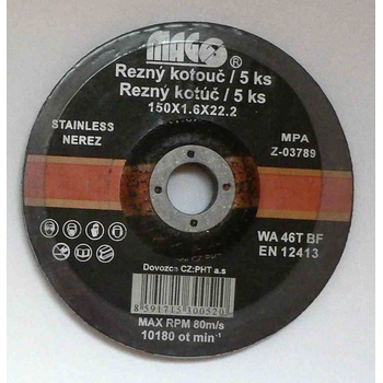 Magg Řezný kotouč 150 x 1,6 x 22,2 mm RN15016