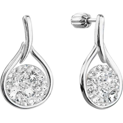 Pavona Nadčasové stříbrné náušnice s krystaly Swarovski 31305.1