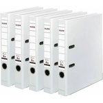 Falken 5x PP-Color plastic folder 5 cm narrow DIN A4 white - 15047942