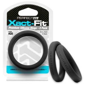Perfect Fit Xact-Fit - Cockring 2-Pack, large