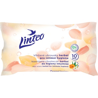 Linteo Satin Ubrousky vlhčené intimní 10 ks