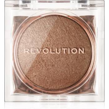 Makeup Revolution Beam Bright компактна озаряваща пудра цвят Bronze Baddie 2, 45 гр