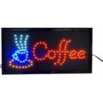  LED, рекламна табела, вътрешен монтаж, 500x250, COFFEE (LED-COFFE)