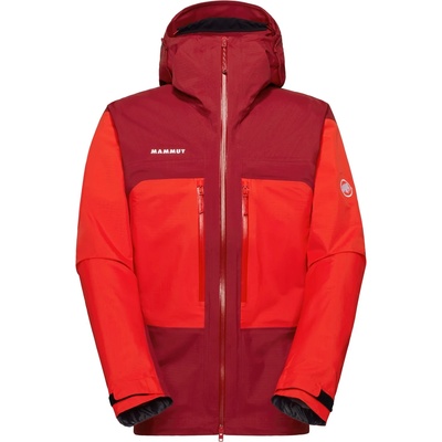 Mammut Мъжко водоустойчиво яке Mammut Taiss Hardshell Hooded Jacket Waterproof jacket - Dark Mammut Red / Mammut Red - размер XXL (002-3669-0415)