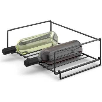 Zack Стойка за бутилки Cubeto черна (20554)