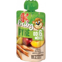 Kubík Baby Mrkva-jablko-banán-broskyňa 100 g